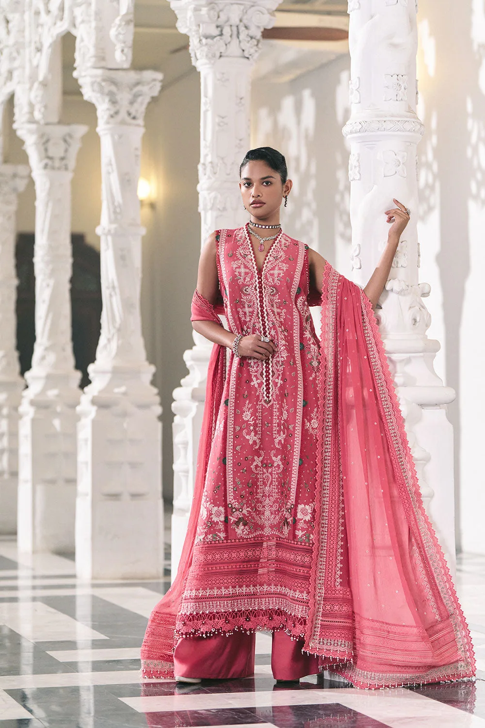 Design 8B Luxury Lawn Eid Edition 2026 Unstitched